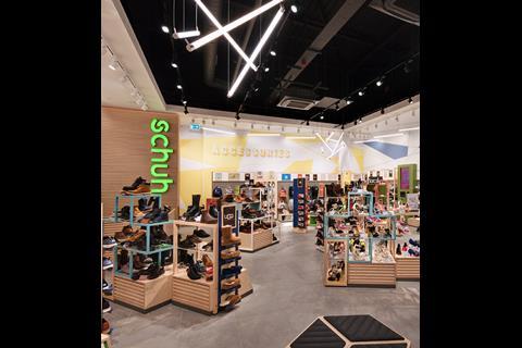 If the new Schuh design in Bluewater is a success with customers, it will begin to roll the design out to new stores and refits